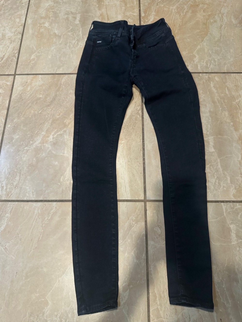Dark Wash G-Star Shape Super Skinny Jeans Size 24